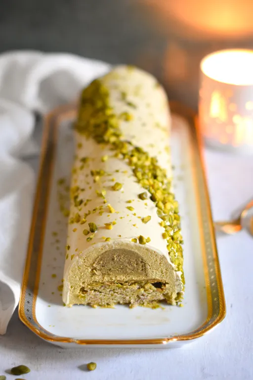 Recette - Bûche 100% pistache