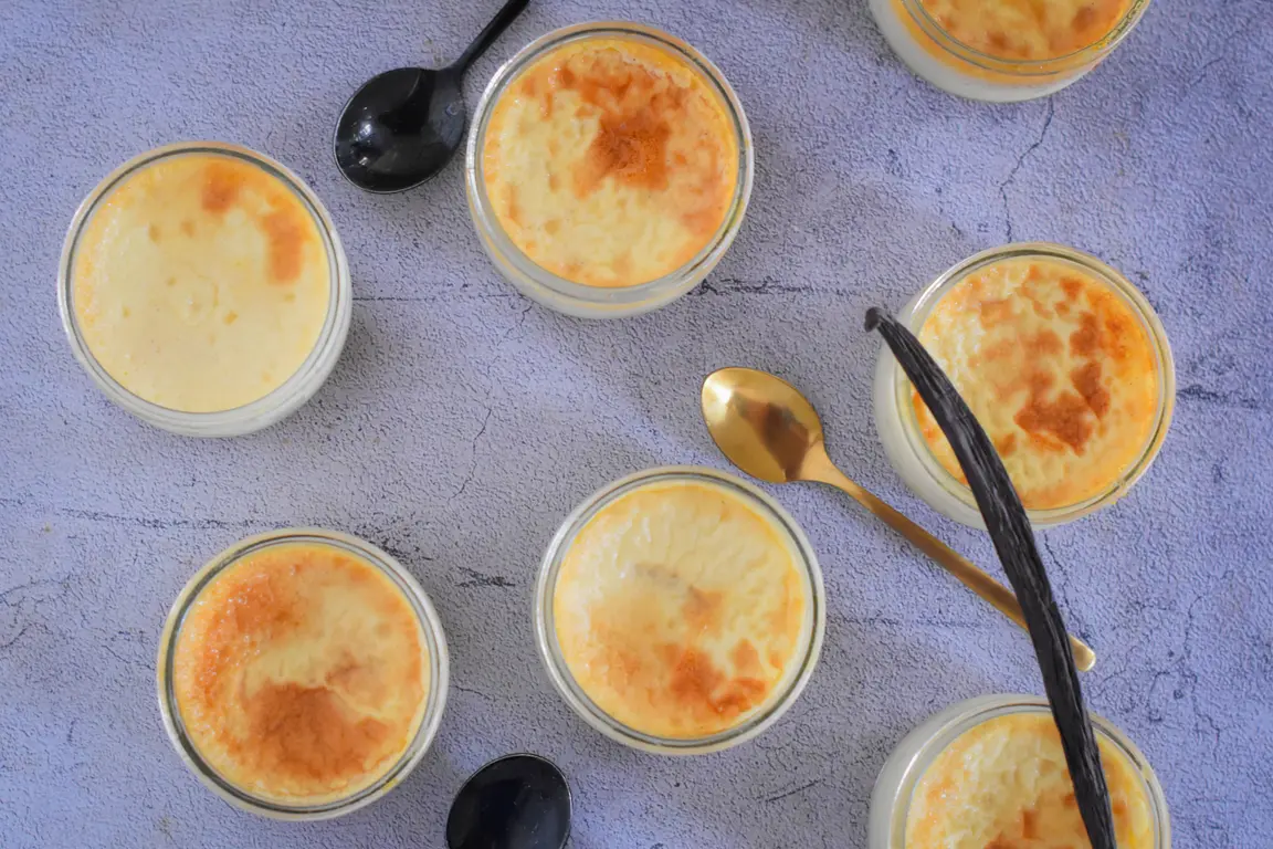 Crema de huevos en Air Fryer