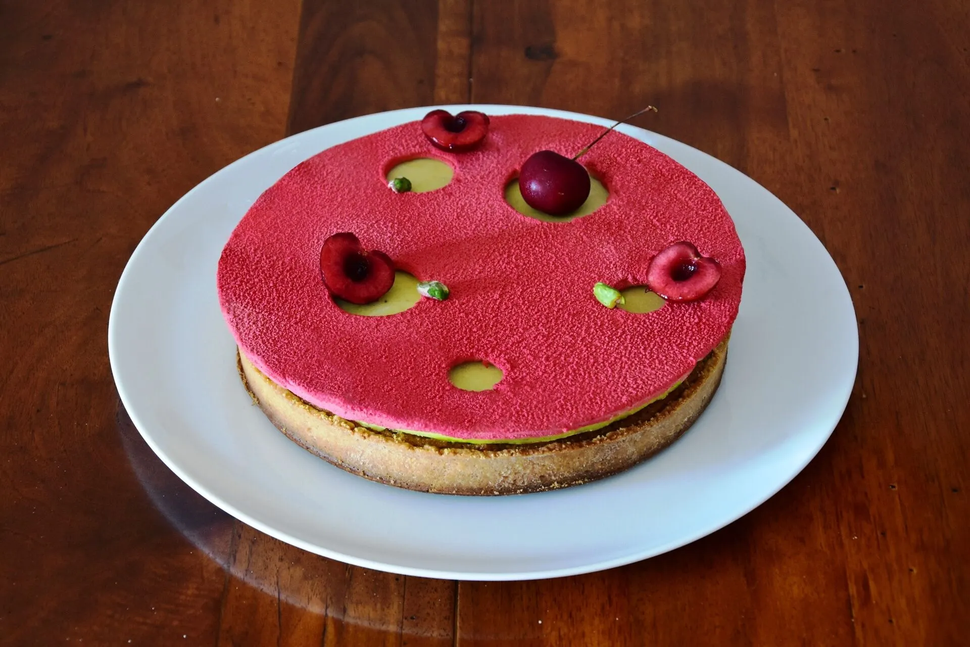 Tarte cerise & pistache (Claire Heitzler)