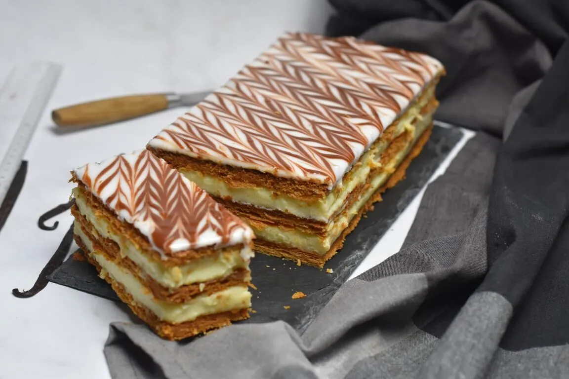 Classique millefeuille à la vanille