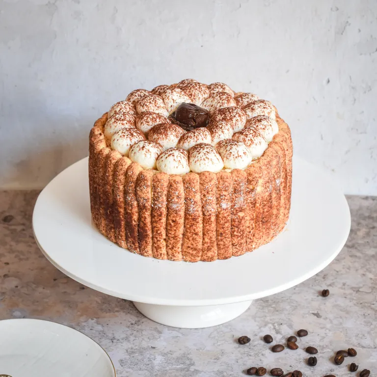 Part de Charlotte façon tiramisu