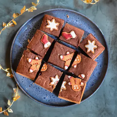 Part de Brownie de Noël