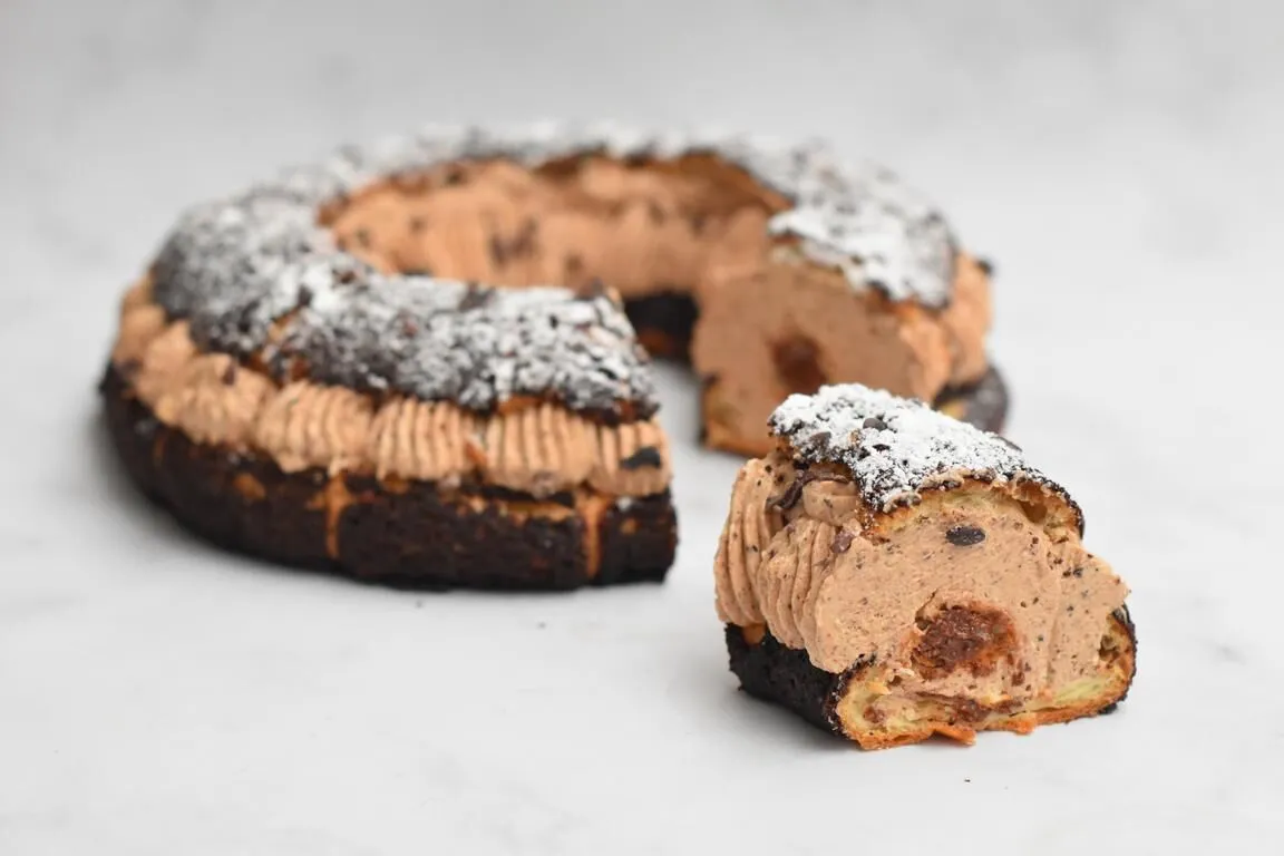 Paris-brest au grué de cacao