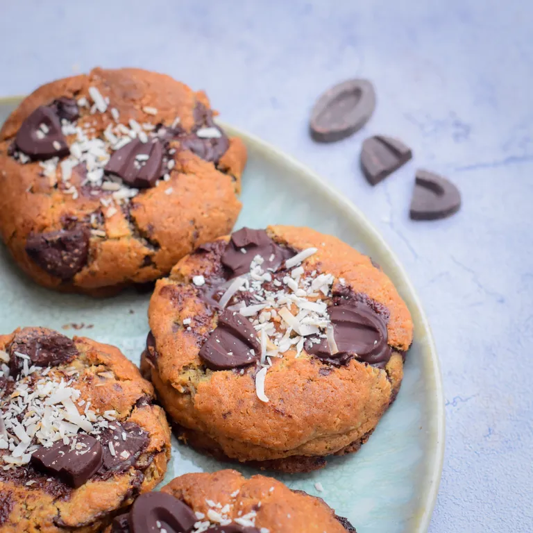 Cookies chocolat & noix de coco