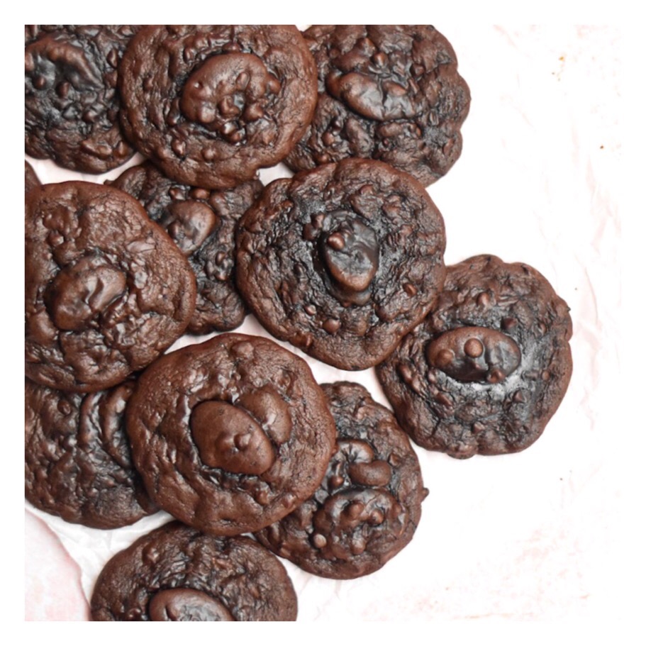 Cookies tout chocolat sans farine (Karim Bourgi)