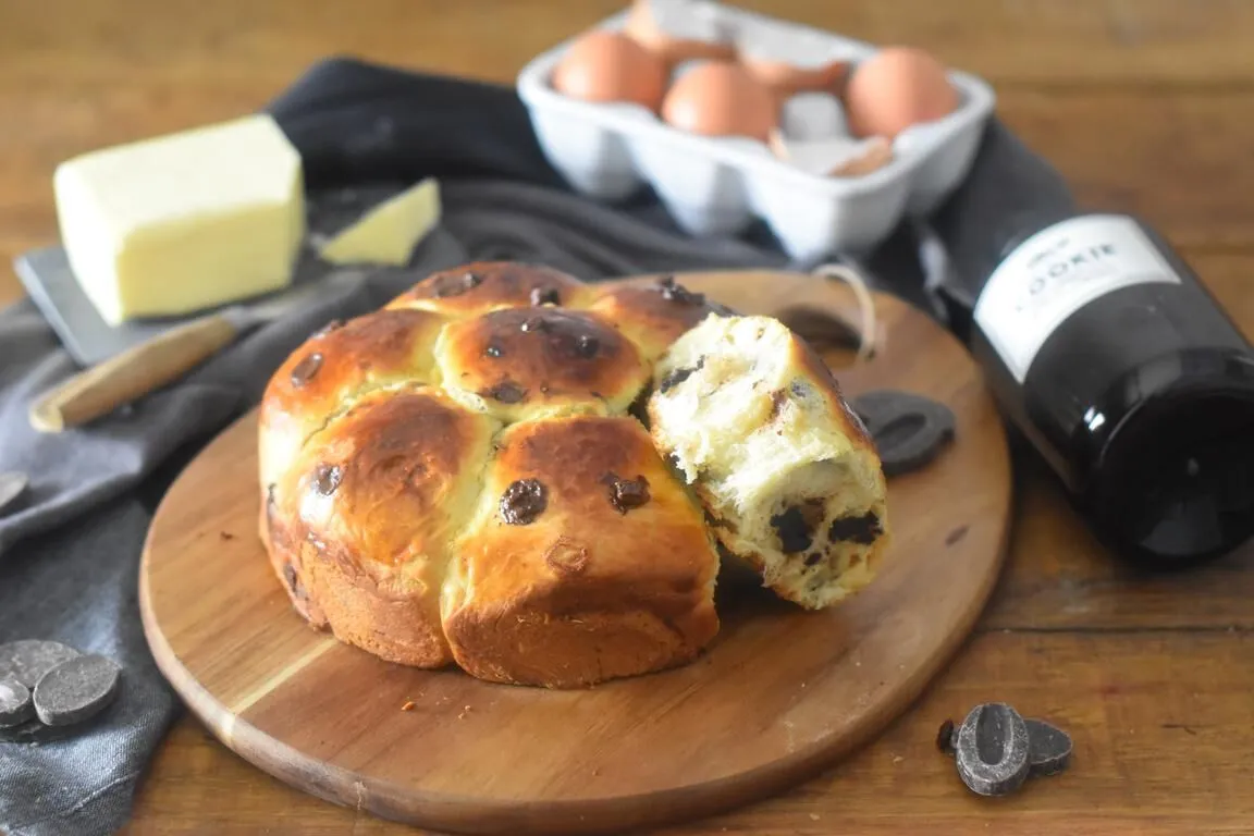 Brioche cookie & pépites de chocolat