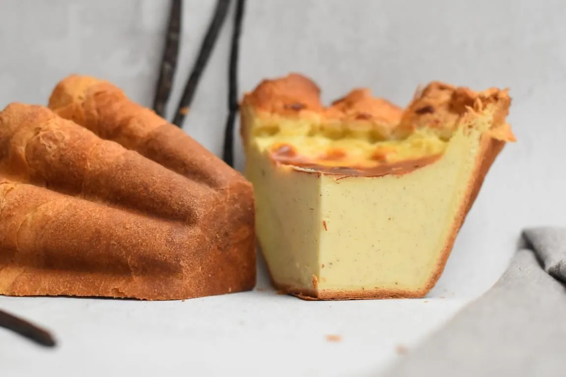 Flan pâtissier à la vanille et brioche feuilletée (Cédric Grolet)