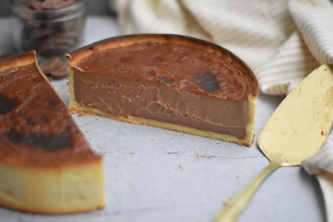 Flan au chocolat au lait (Frédéric Bau)