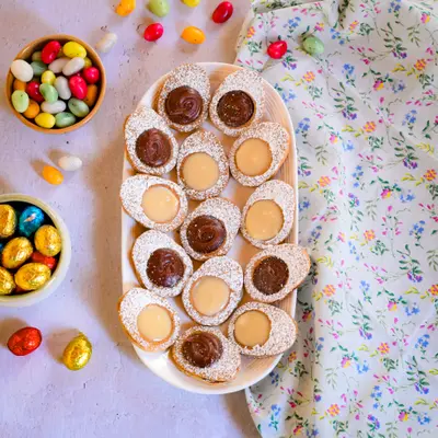 Part de 复活节饼干（覆盆子，柚子）