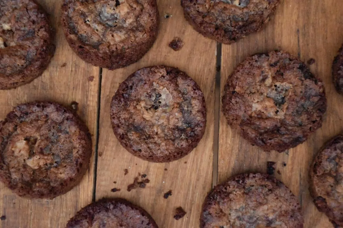 Cookies sablés chocolat & noix 