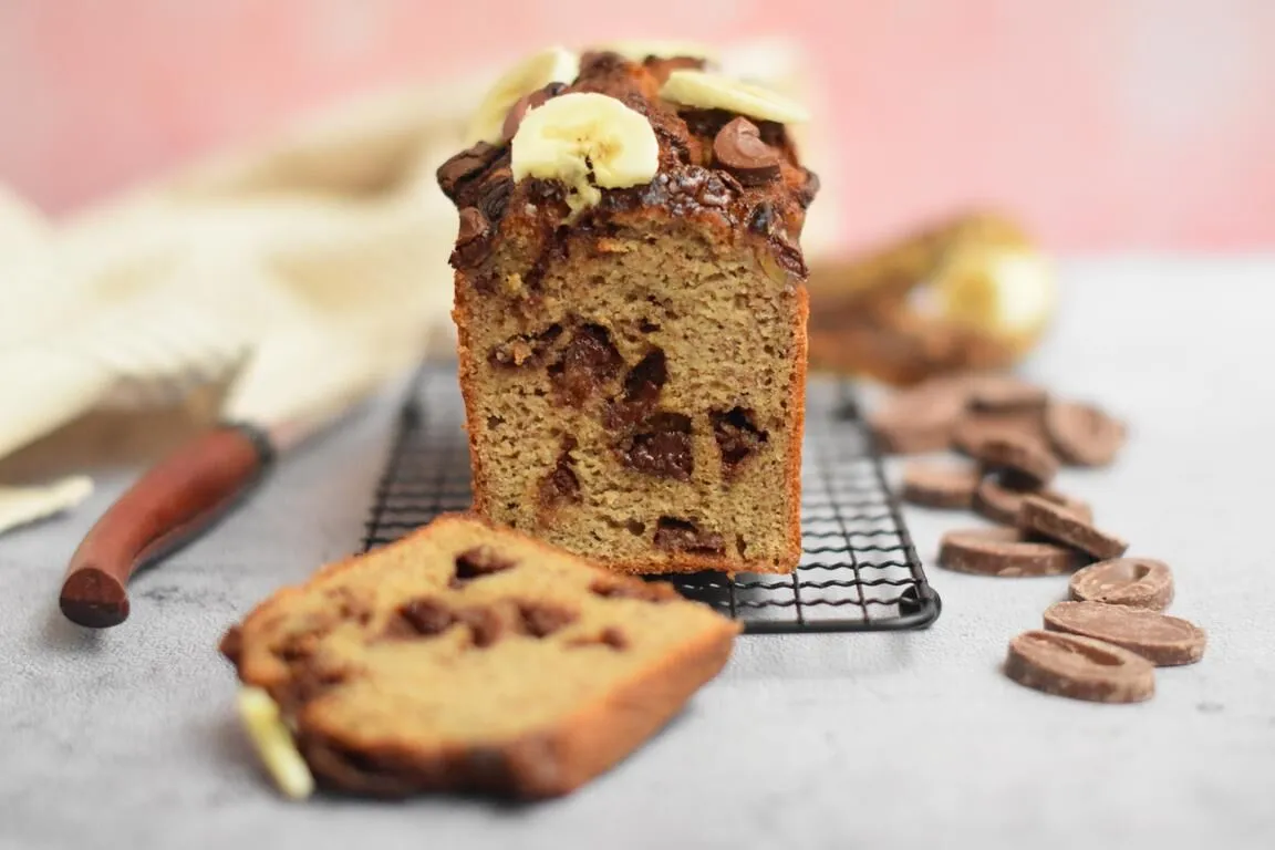 Banana bread aux pépites de chocolat