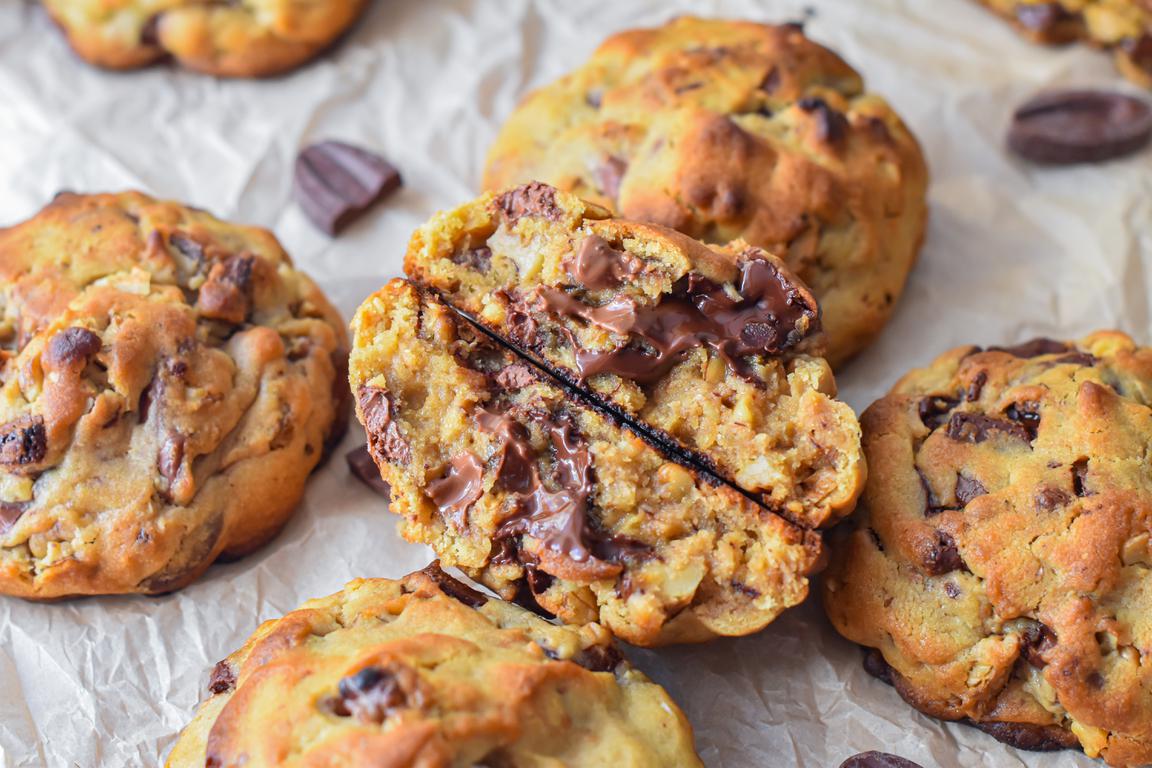 Cookies chocolat & noix, façon Levain Bakery