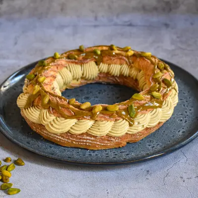 Part de Paris-Brest à la pistache