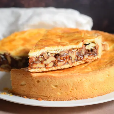 Part de Gâteau aux noix des Grisons