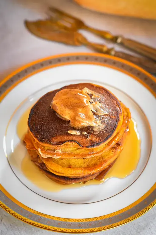 Pumpkin cinnamon pancakes 9