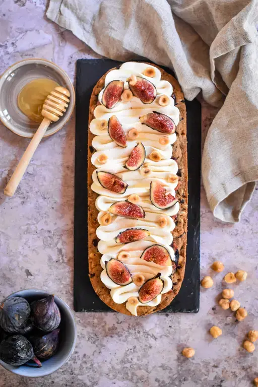 Tarte cookie figue noisette miel 13