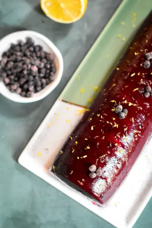 Buche myrtille citron 19