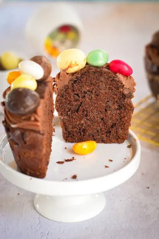 Muffins chocolat nids paques 14