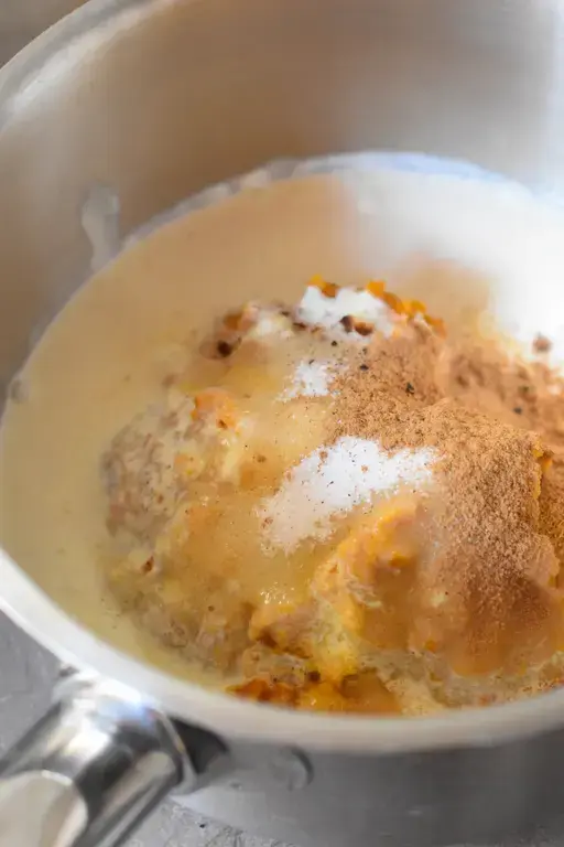 Pumpkin spice custard tart 5