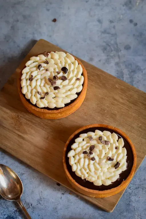 Tartelette chocolat praline chantilly 12