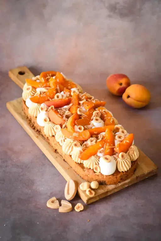Tarte cookie abricot dulcey 6