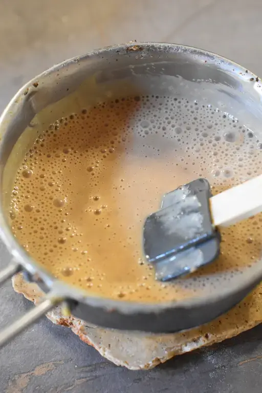 Buche marron caramel 1