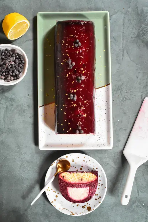 Buche myrtille citron 22