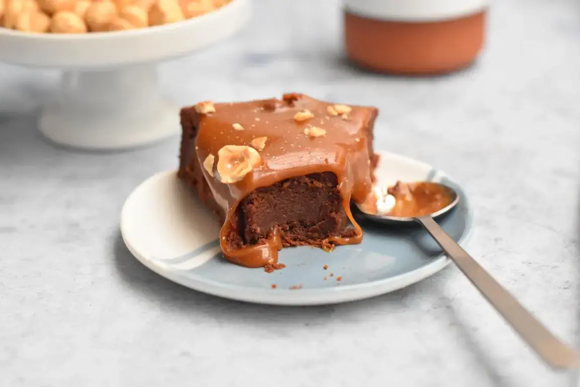 Brownie caramel