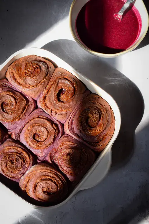 Blueberry cinammon rolls 12