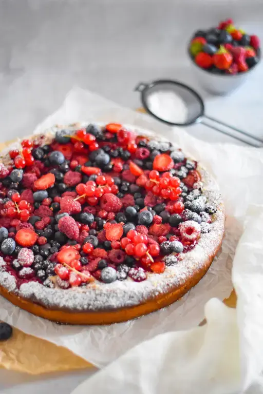 Tarte brioche fruits rouges
