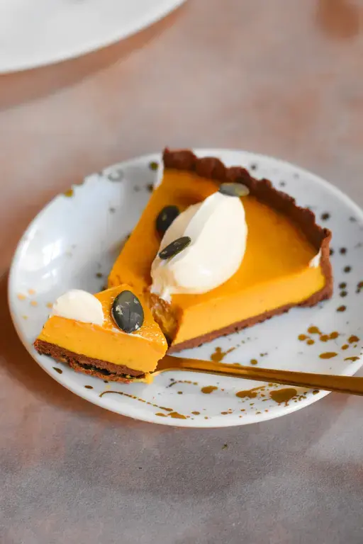 Pumpkin spice custard tart 17
