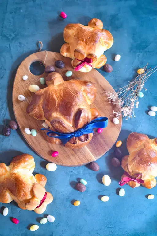 Brioche lapin paques 18