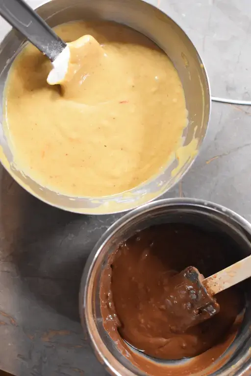 Cake marbre orange chocolat 5