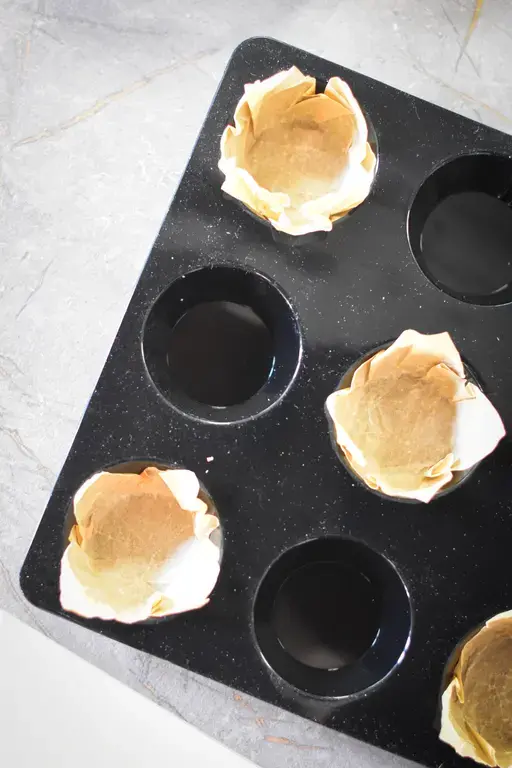 Muffins chocolat nids paques 5