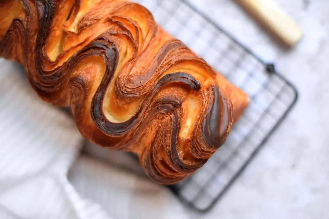 Puff pastry brioche (Cédric Grolet)