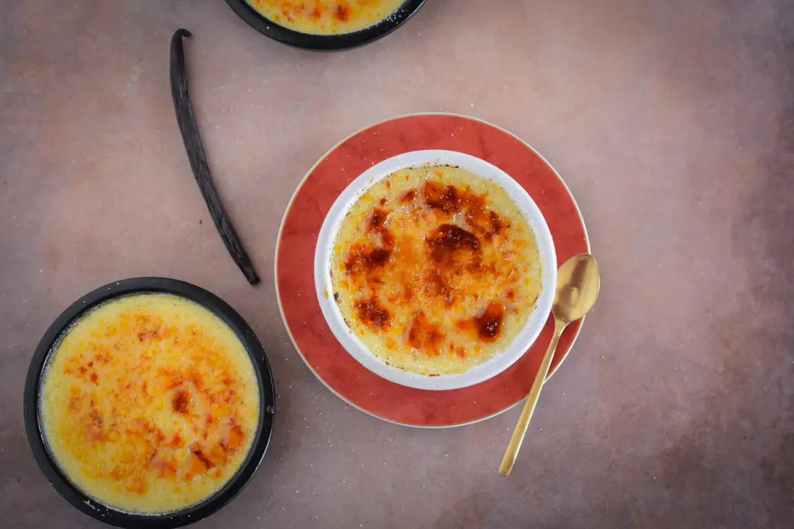 Crème brûlée nella friggitrice ad aria